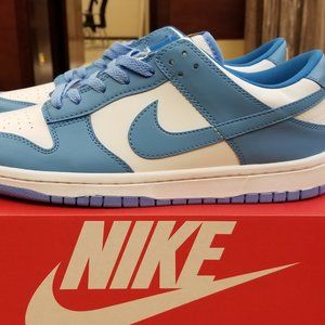 nike dunk low blue white